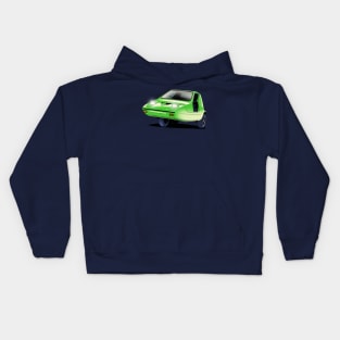 Bond Bug in Lime Green Kids Hoodie